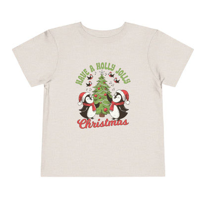 Toddler Christmas Tee - Have a Holly Jolly Christmas Design