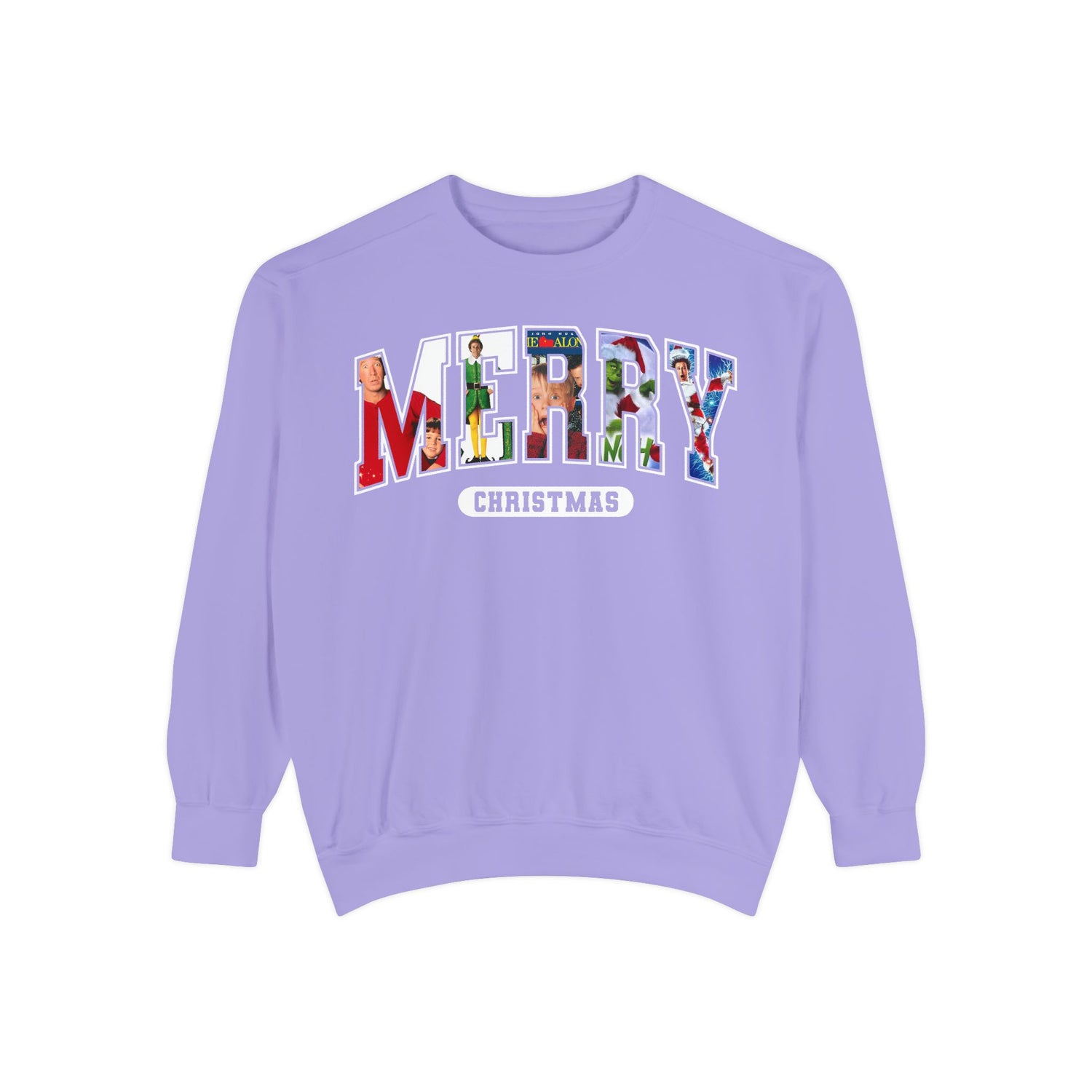 Merry Christmas Garment-Dyed Unisex Sweatshirt