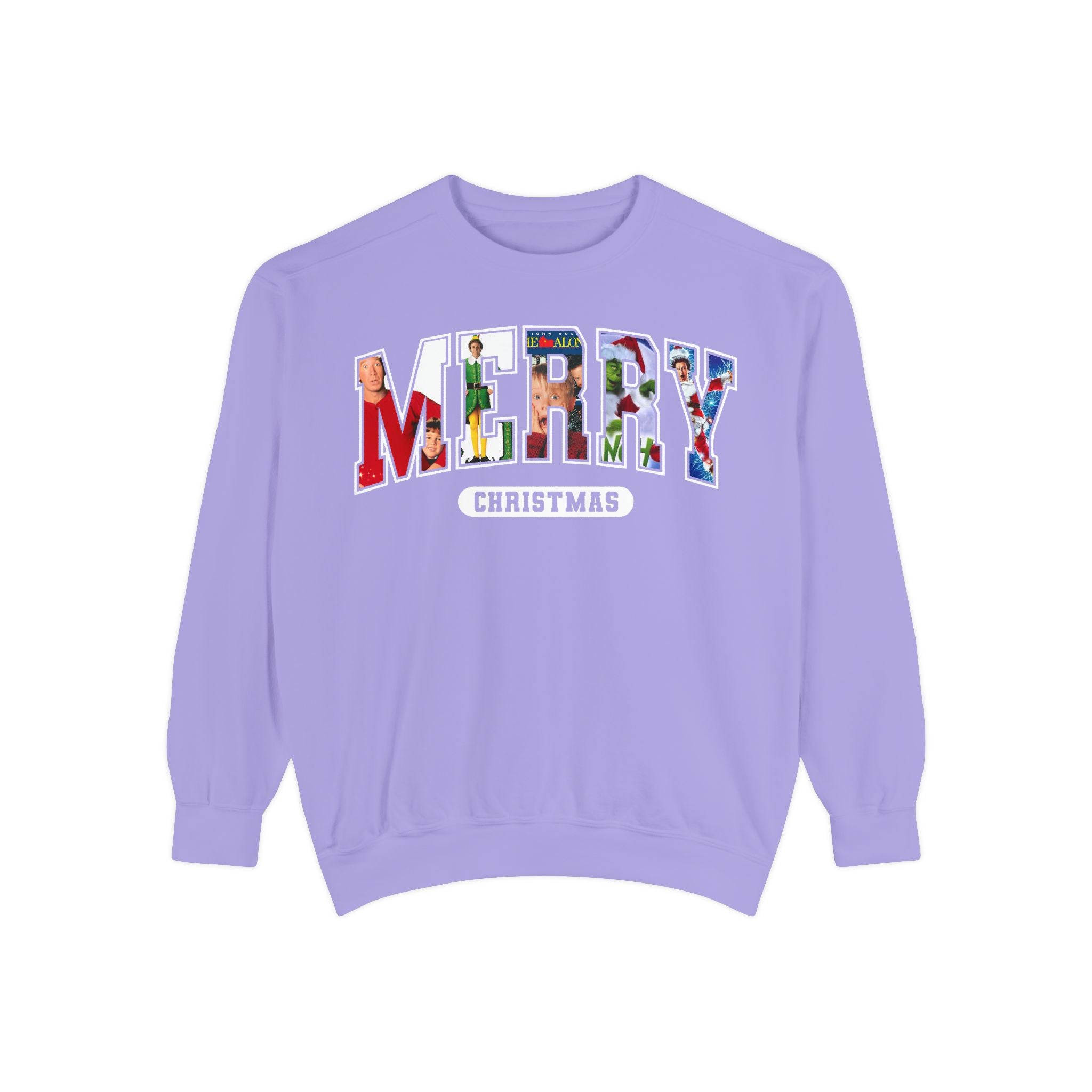 Merry Christmas Garment-Dyed Unisex Sweatshirt