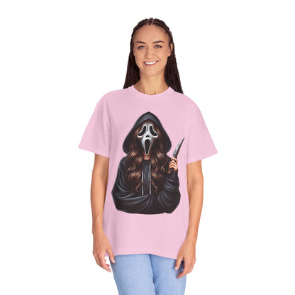 Scream Girl Shirt | Scream Shirt | Unisex Garment-Dyed T-shirt