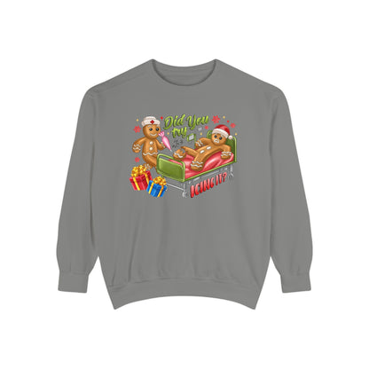 Did You Try Icing It? Unisex Garment-Dyed Holiday Sweatshirt