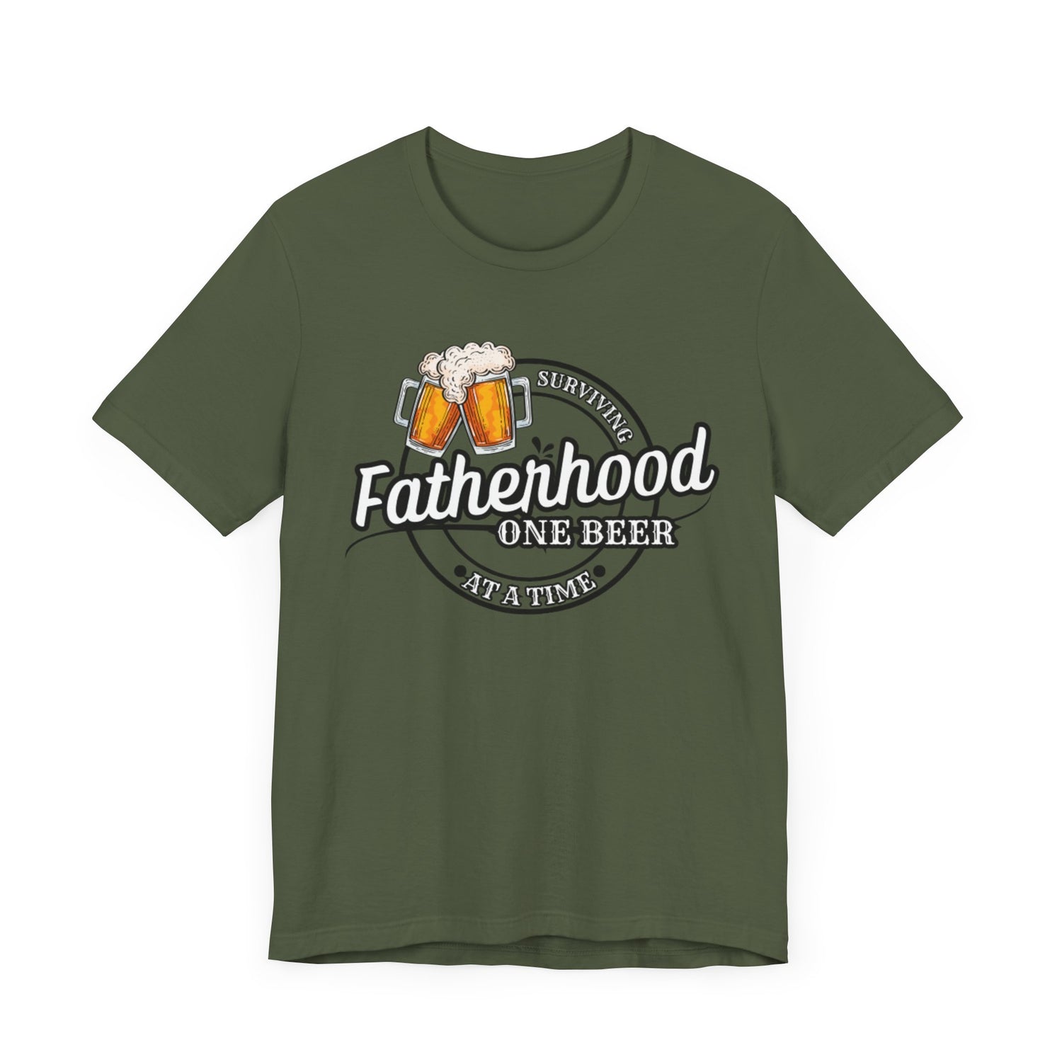 Surviving Fatherhood One Beer At A Time Shirt | Funny Fathers Day Shirt | Gift For Dad | Fathers Day Gift