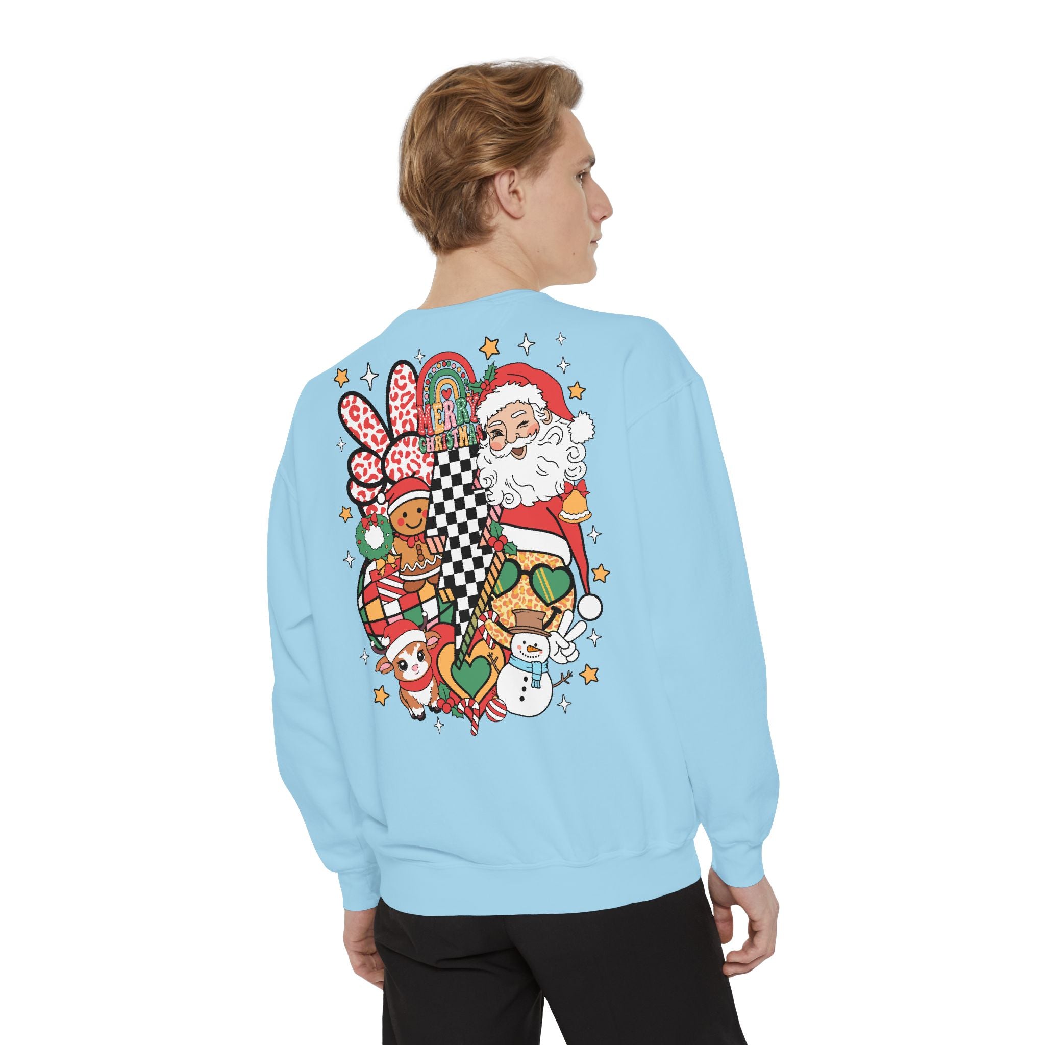 Merry Christmas Unisex Garment-Dyed Sweatshirt