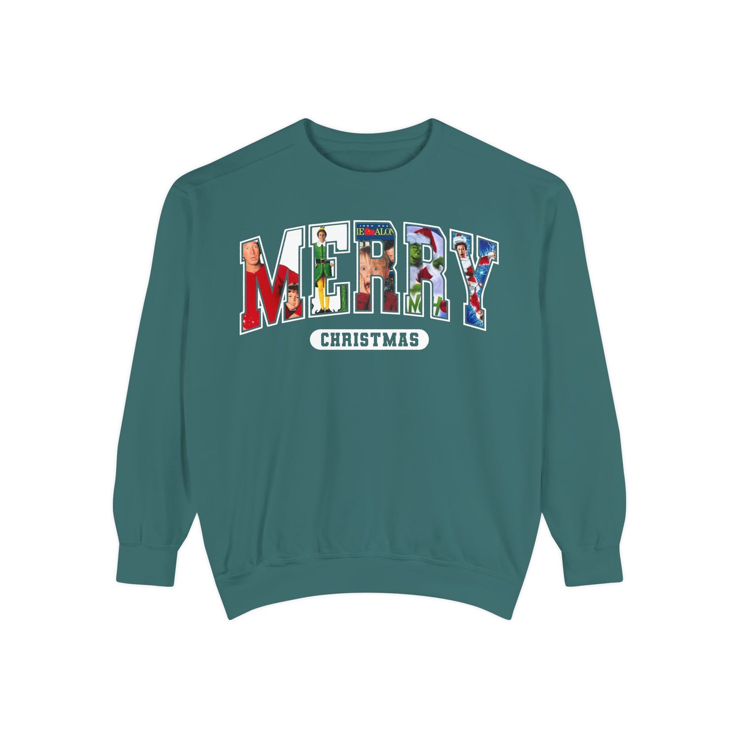 Merry Christmas Garment-Dyed Unisex Sweatshirt