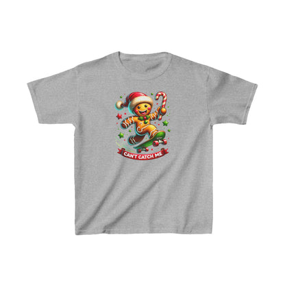 Gingerbread Skateboard Kids Tee - Fun Holiday Shirt