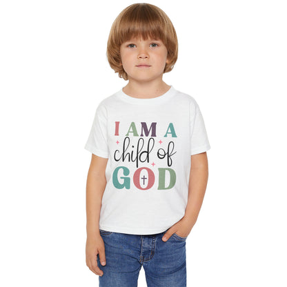 I Am A Child of God Toddler T-Shirt - Faith-Based Kids Tee