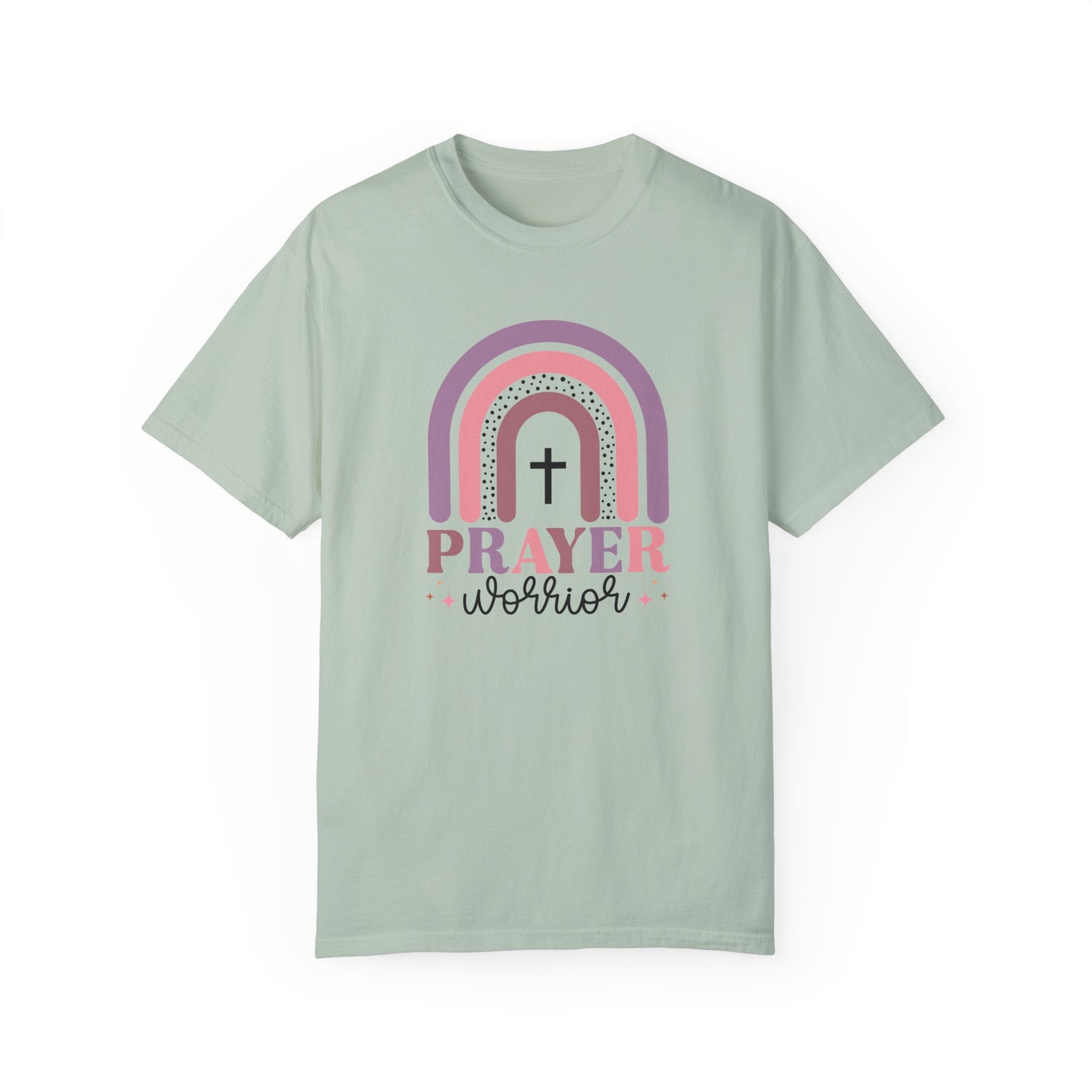 Prayer Warrior Unisex Garment-Dyed T-Shirt - Inspirational Faith Tee