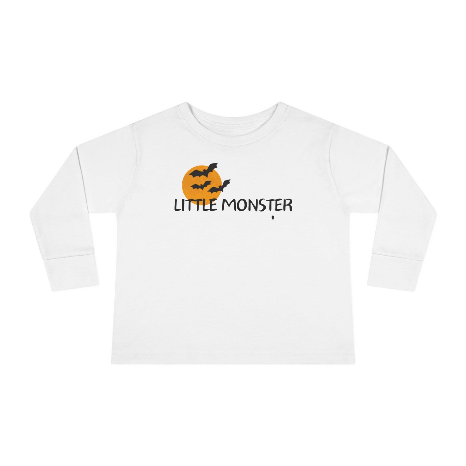 Little Monster Halloween Tee | Toddler Long Sleeve Tee