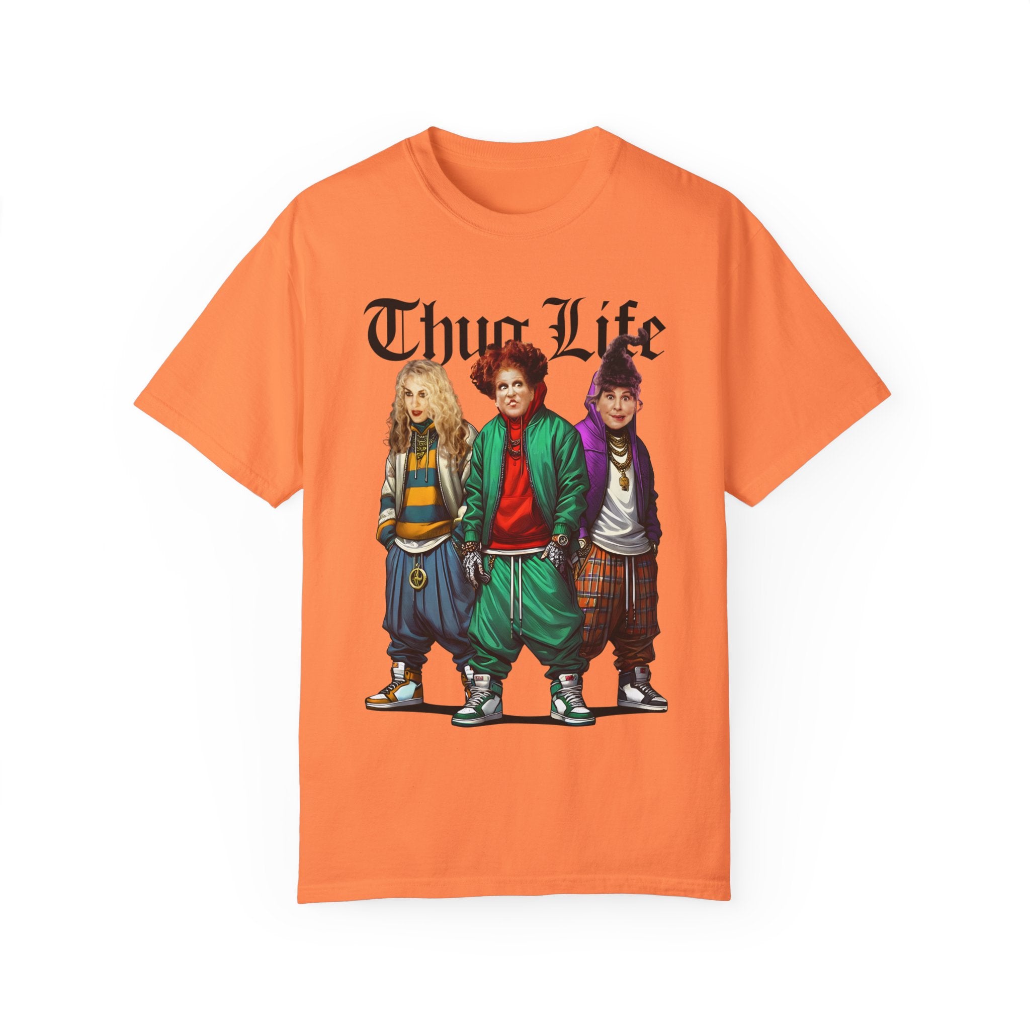 Hocus Pocus Thug Life Shirt | Funny Shirt | Halloween Shirt | Unisex Garment-Dyed T-shirt