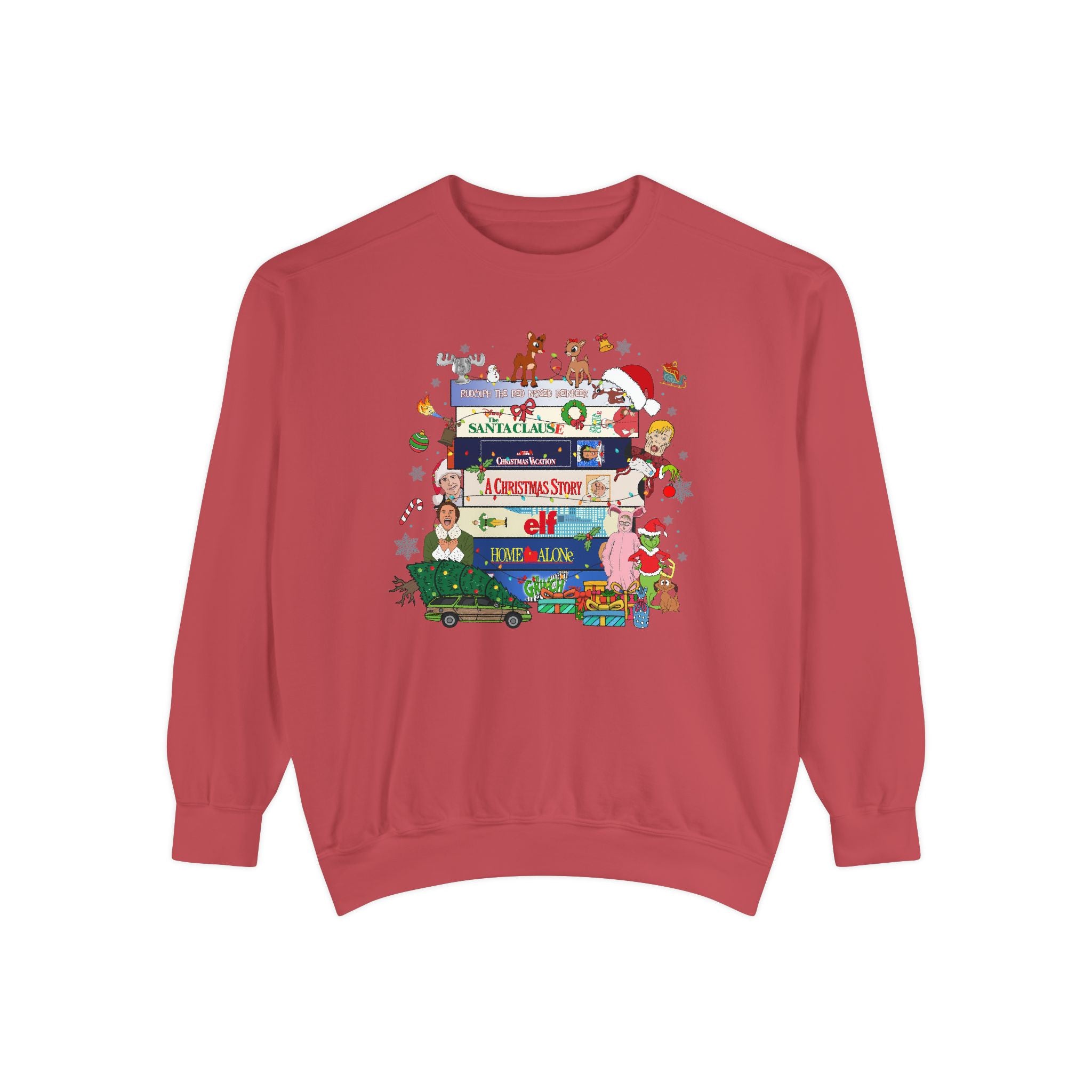 Cozy Holiday Sweatshirt with Christmas Classics Design