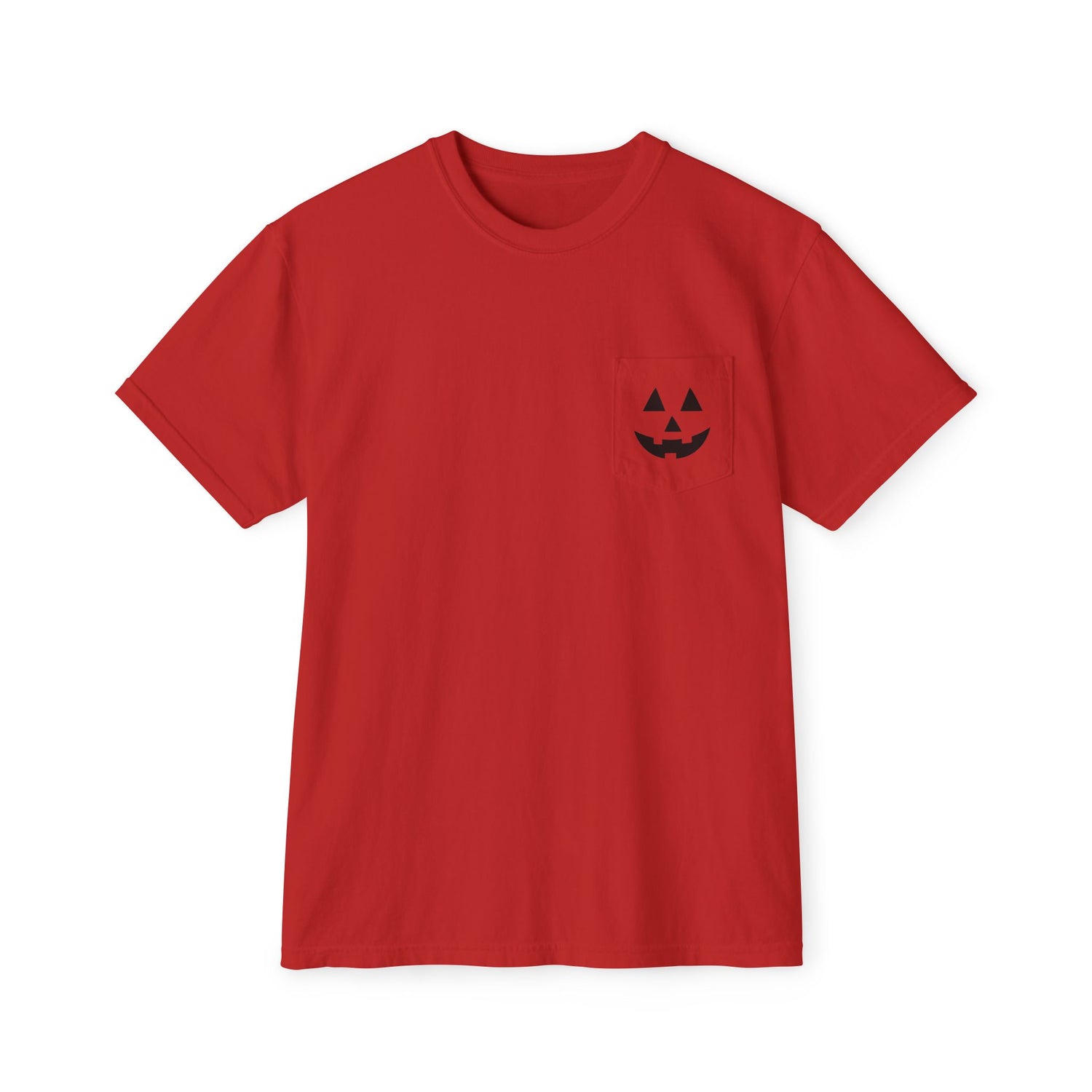 Pumpkin T-shirt | Halloween Pumpkin T-shirt | Unisex Garment-Dyed Pocket T-Shirt