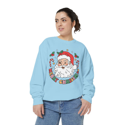 Merry Christmas Unisex Garment-Dyed Sweatshirt