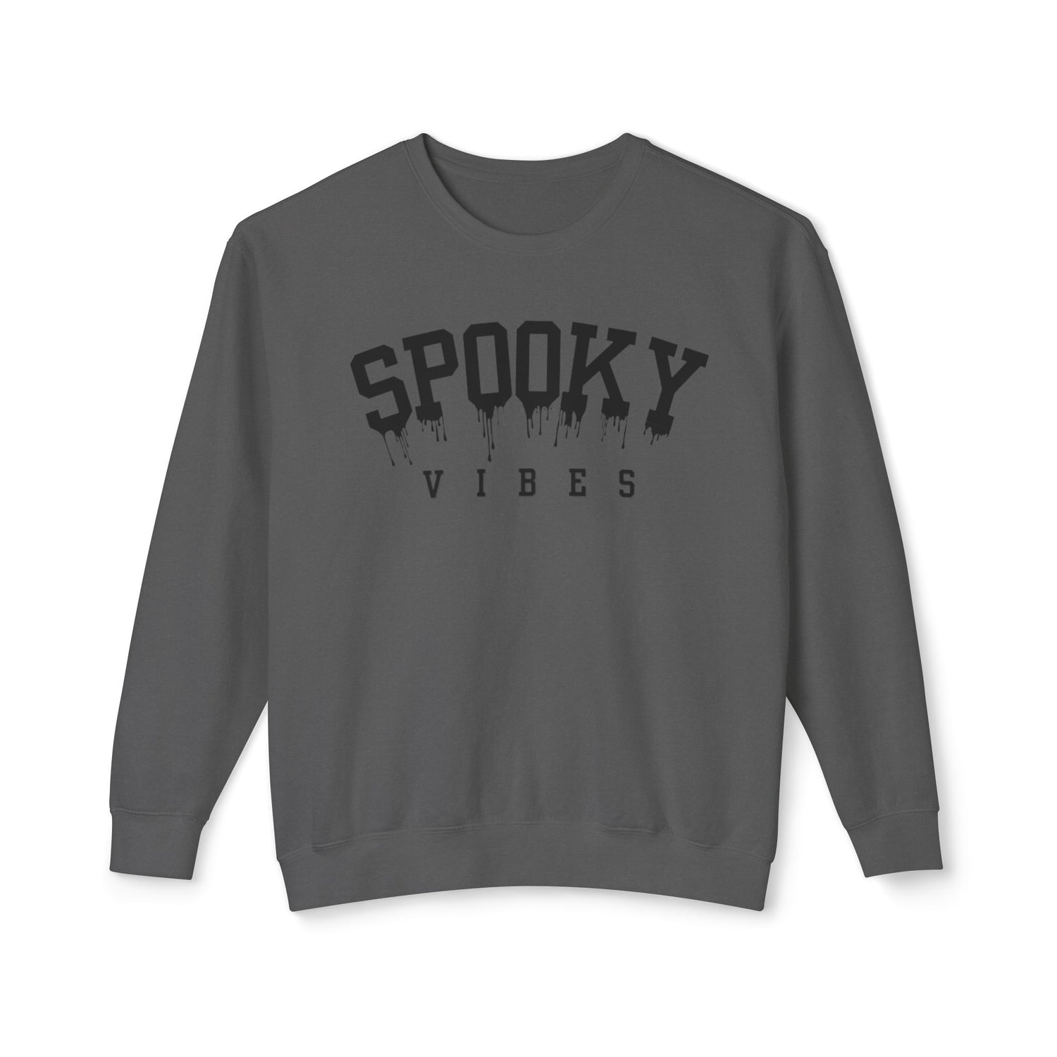 Spooky Vibes | Halloween Crewneck | Unisex Lightweight Crewneck Sweatshirt