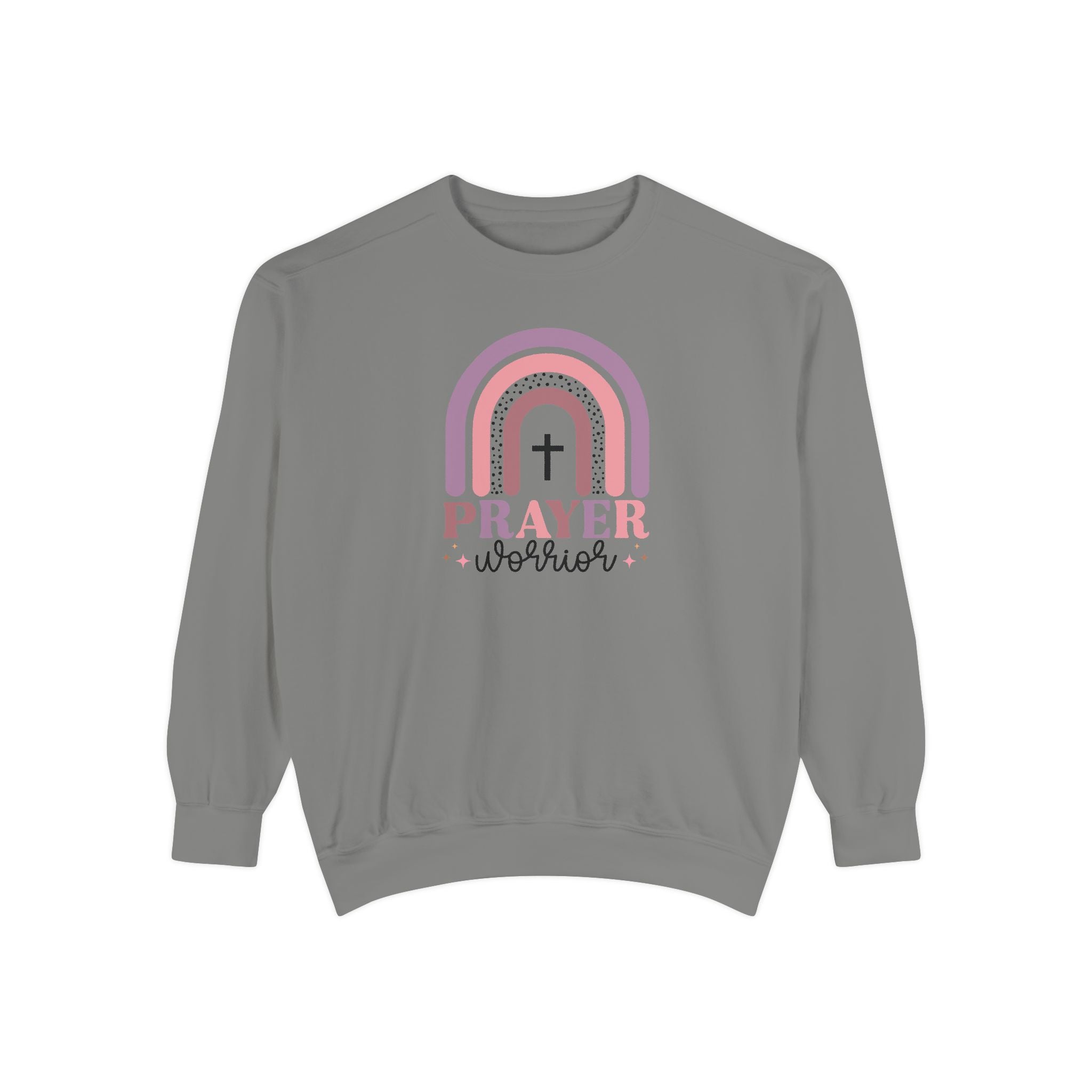 Prayer Warrior Garment-Dyed Unisex Sweatshirt