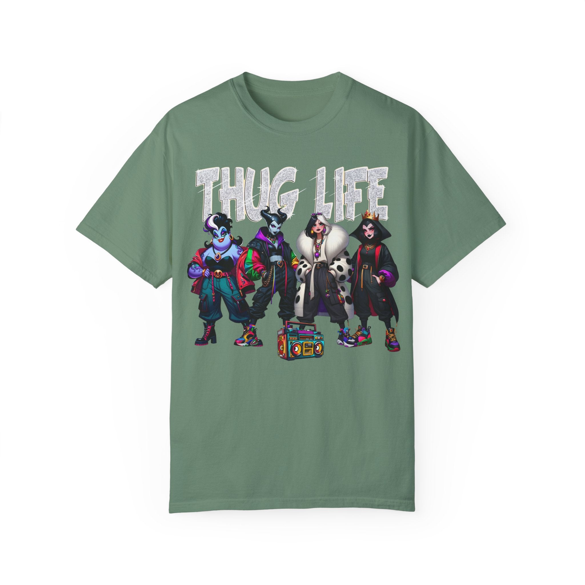 Villian Thug Life Shirt | Villian Shirt | Unisex Garment-Dyed T-shirt