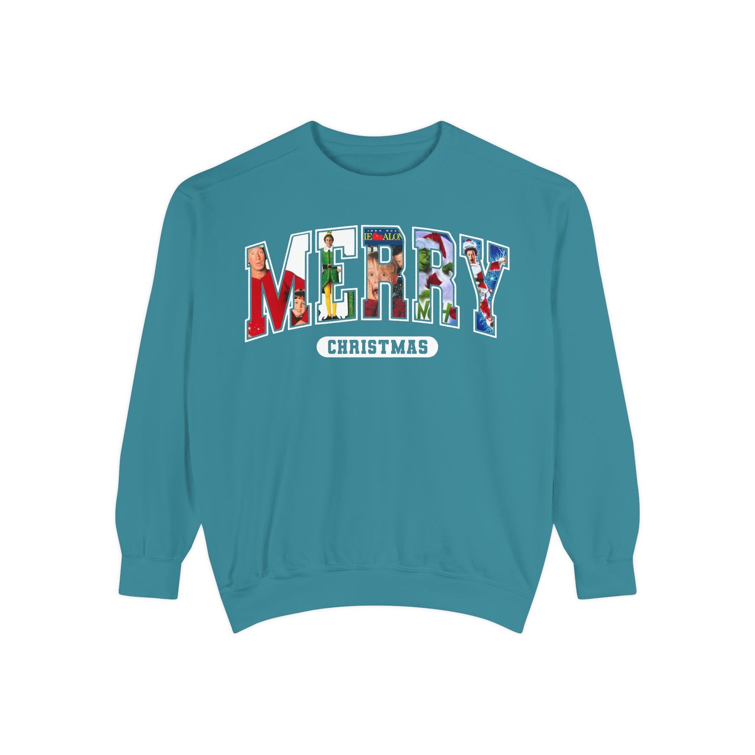 Merry Christmas Garment-Dyed Unisex Sweatshirt