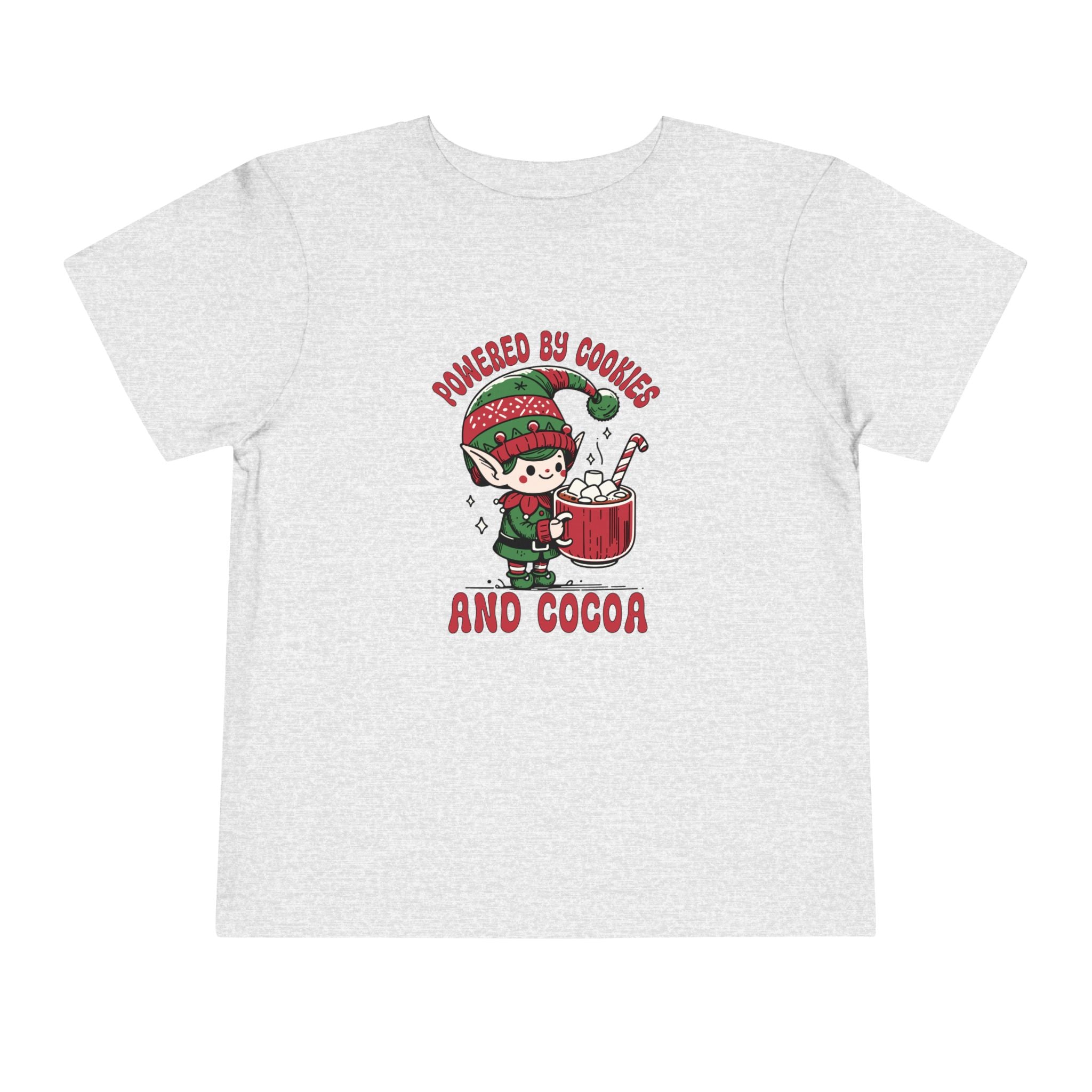 Powered by Cookies and Cocoa Toddler Short Sleeve Tee