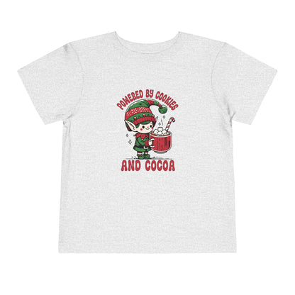 Powered by Cookies and Cocoa Toddler Short Sleeve Tee