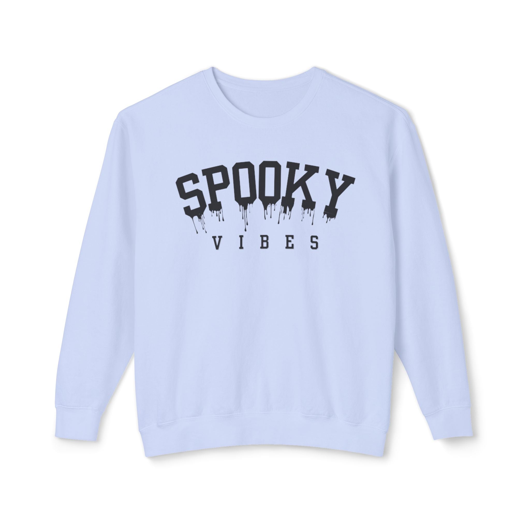 Spooky Vibes | Halloween Crewneck | Unisex Lightweight Crewneck Sweatshirt