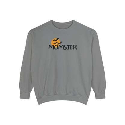 Momster Halloween Crewneck | Unisex Garment-Dyed Sweatshirt