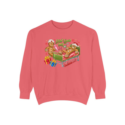 Did You Try Icing It? Unisex Garment-Dyed Holiday Sweatshirt