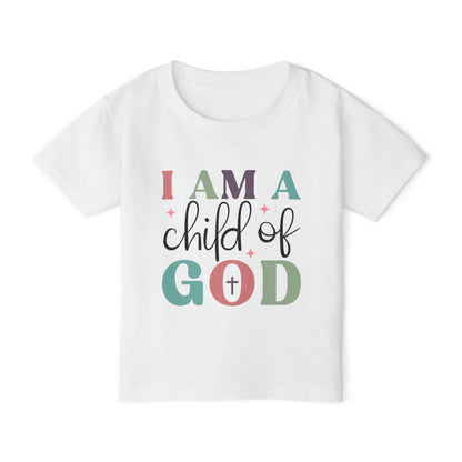 I Am A Child of God Toddler T-Shirt - Faith-Based Kids Tee