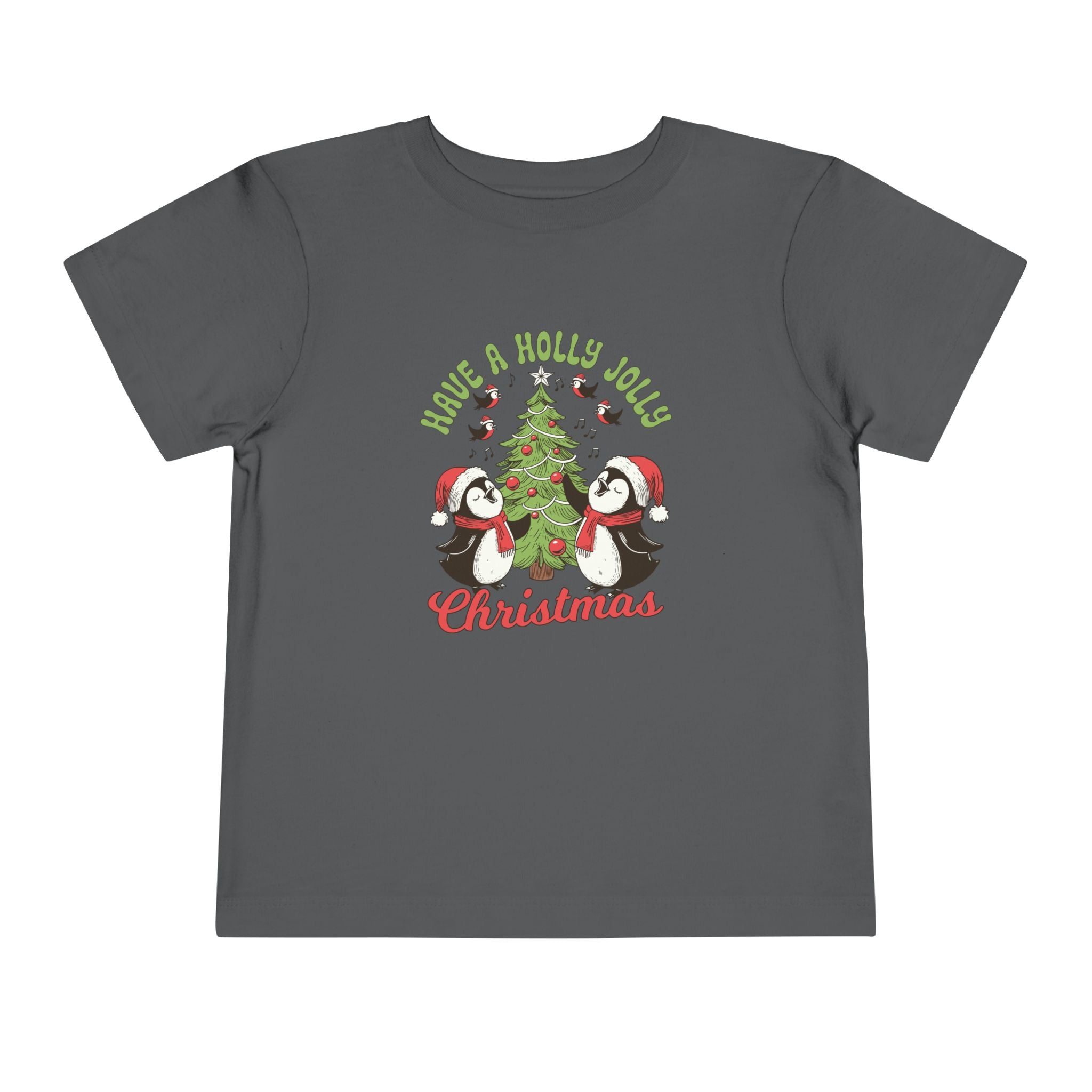 Toddler Christmas Tee - Have a Holly Jolly Christmas Design