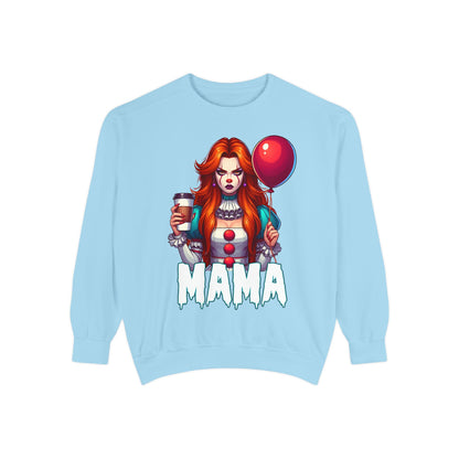 IT Mama Crewneck | Cute Spooky Crewneck | IT Crewneck | Unisex Garment-Dyed Sweatshirt