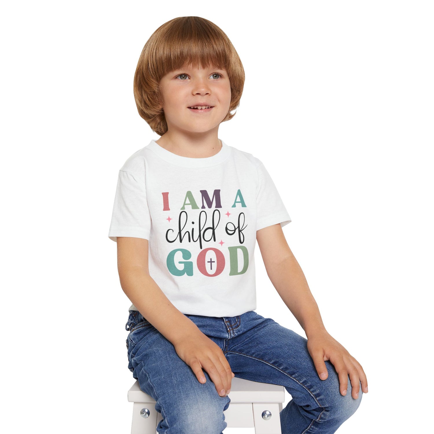 I Am A Child of God Toddler T-Shirt - Faith-Based Kids Tee