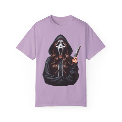 Scream Girl Shirt | Scream Shirt | Unisex Garment-Dyed T-shirt