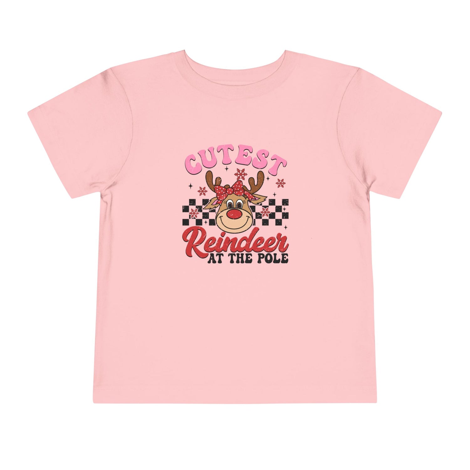 Cutest Reindeer Toddler Tee - Festive Holiday Shirt