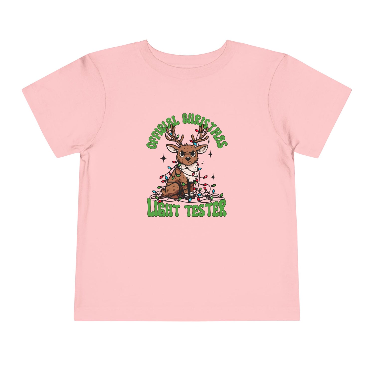 Toddler Christmas Tee - Official Light Tester Reindeer Design