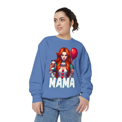 IT Mama Crewneck | Cute Spooky Crewneck | IT Crewneck | Unisex Garment-Dyed Sweatshirt