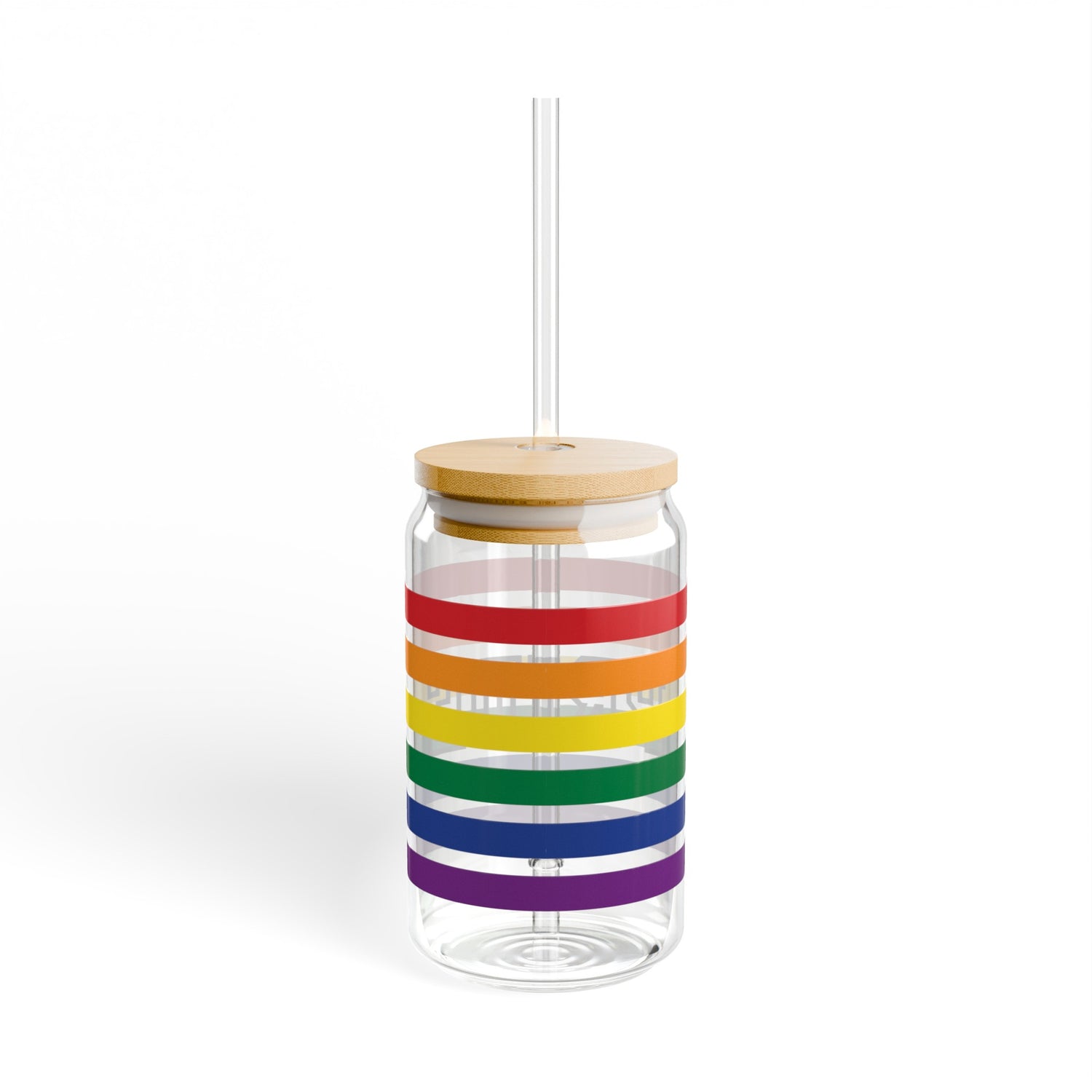 PRIDE Sipper Glass | LGBTQ Glassware | Pride Glassware | Sipper Glass 16oz