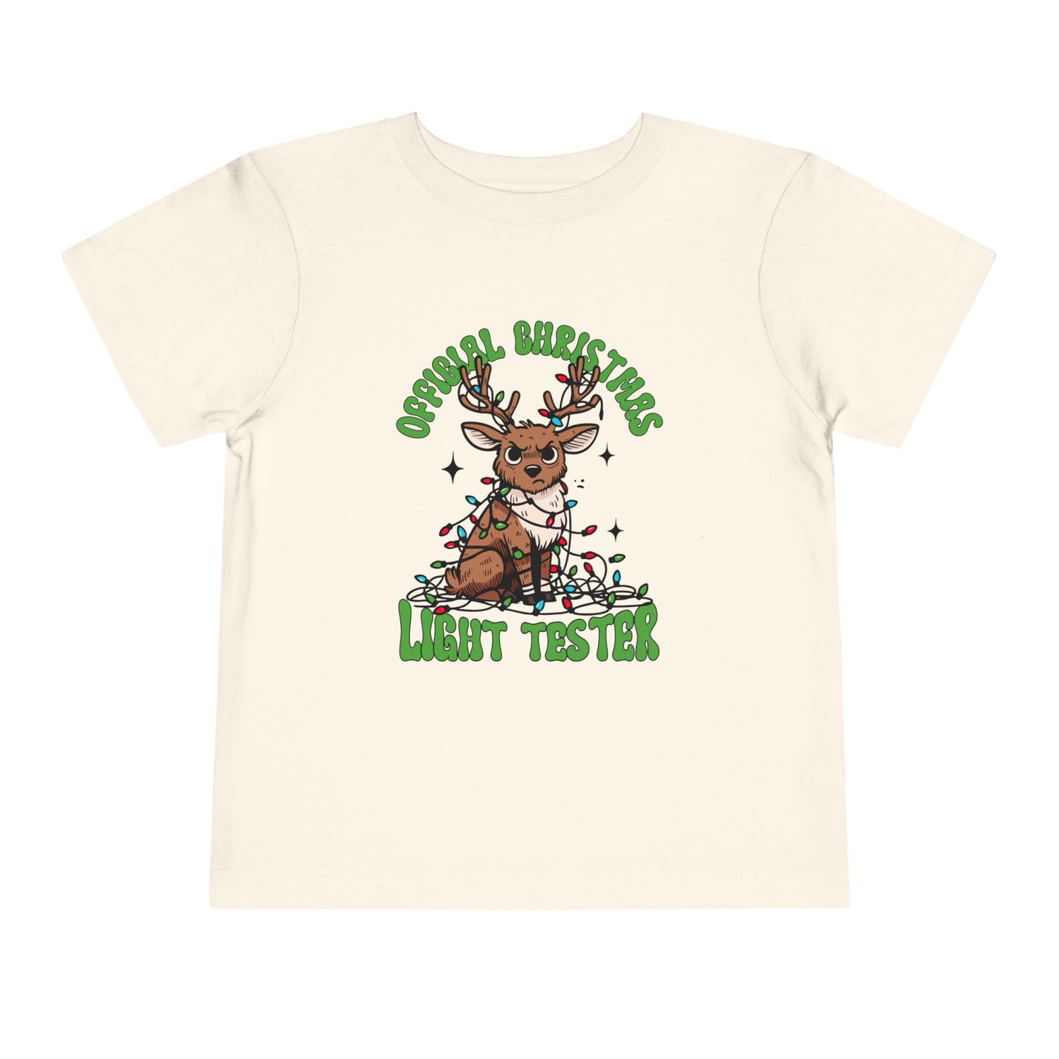 Toddler Christmas Tee - Official Light Tester Reindeer Design