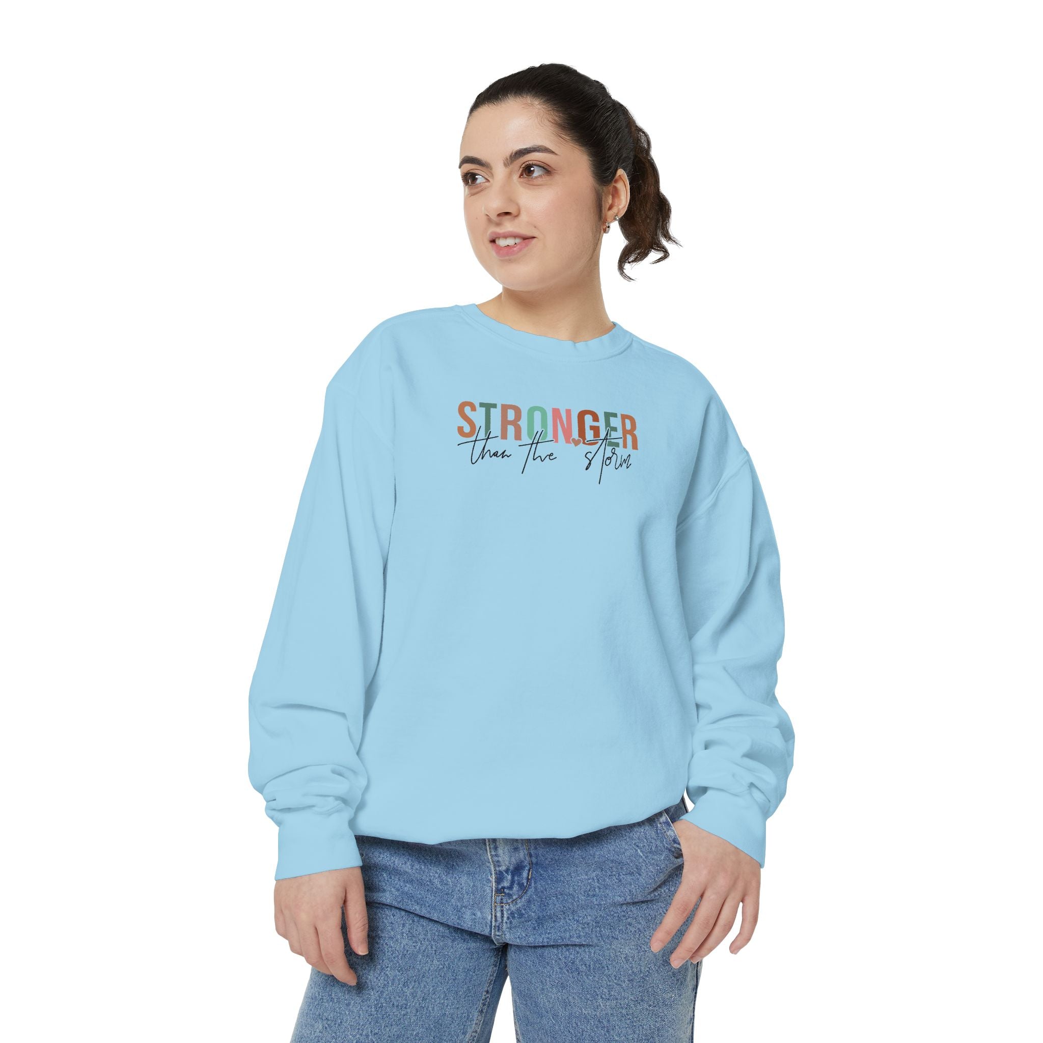 Inspirational Unisex Garment-Dyed Sweatshirt - &