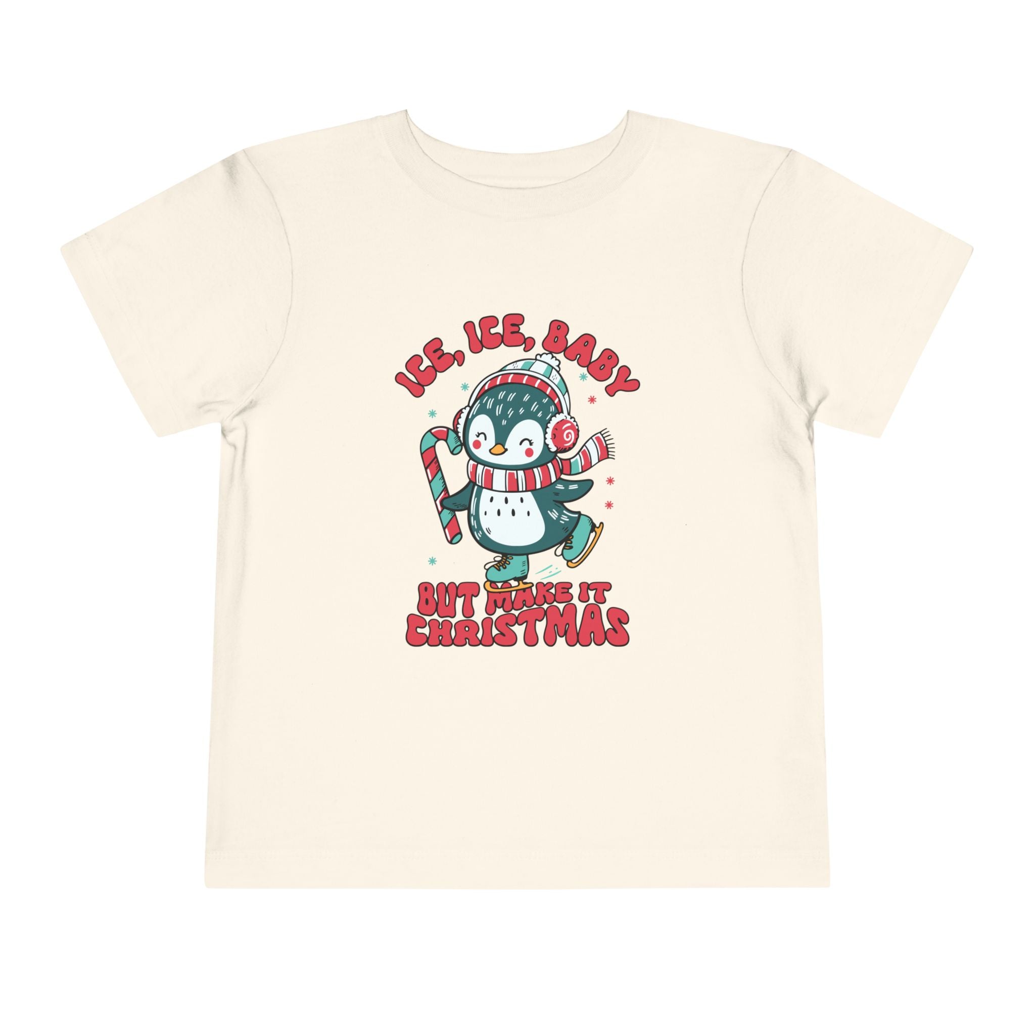 Toddler Christmas Penguin Tee - &quot;Ice, Ice, Baby&quot;