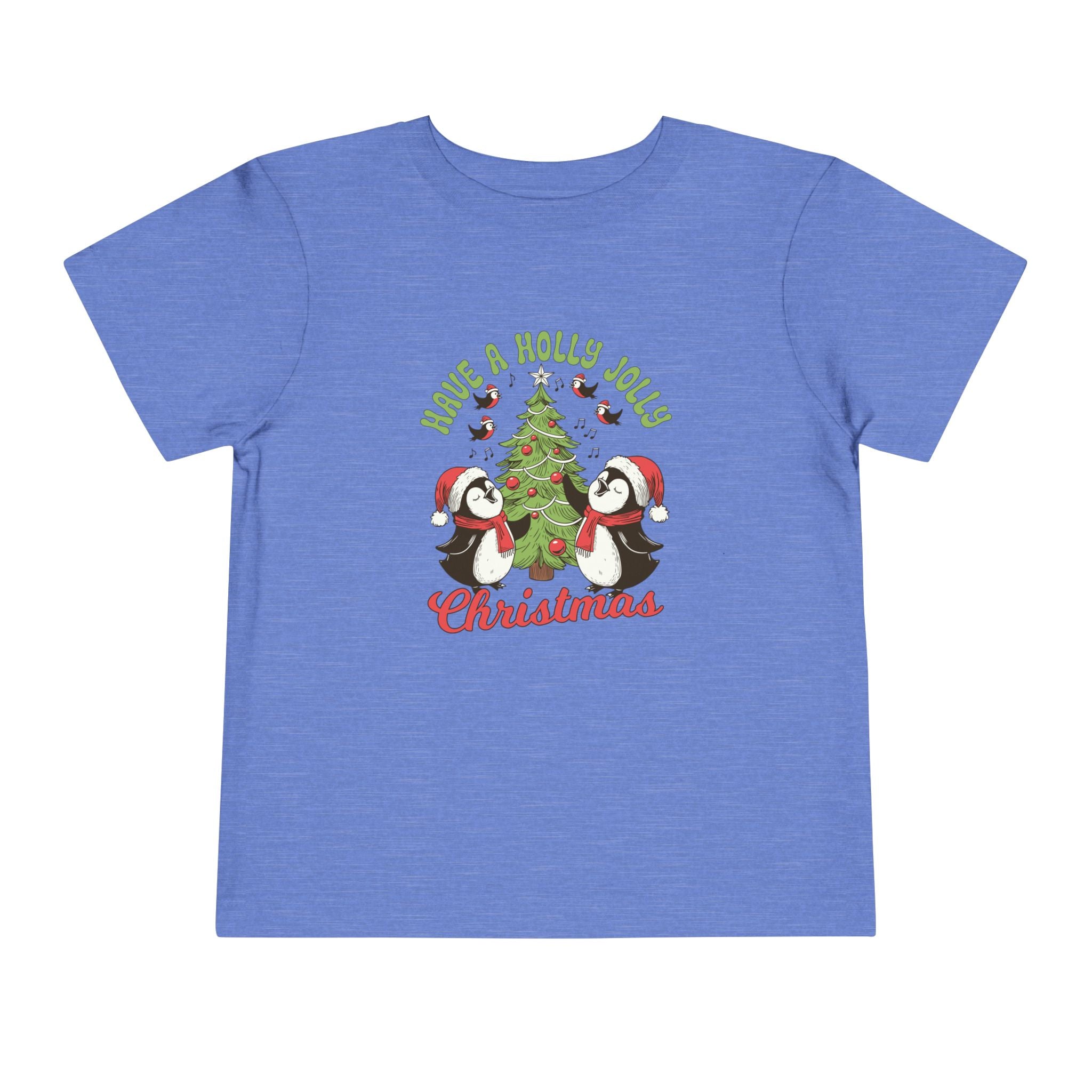 Toddler Christmas Tee - Have a Holly Jolly Christmas Design