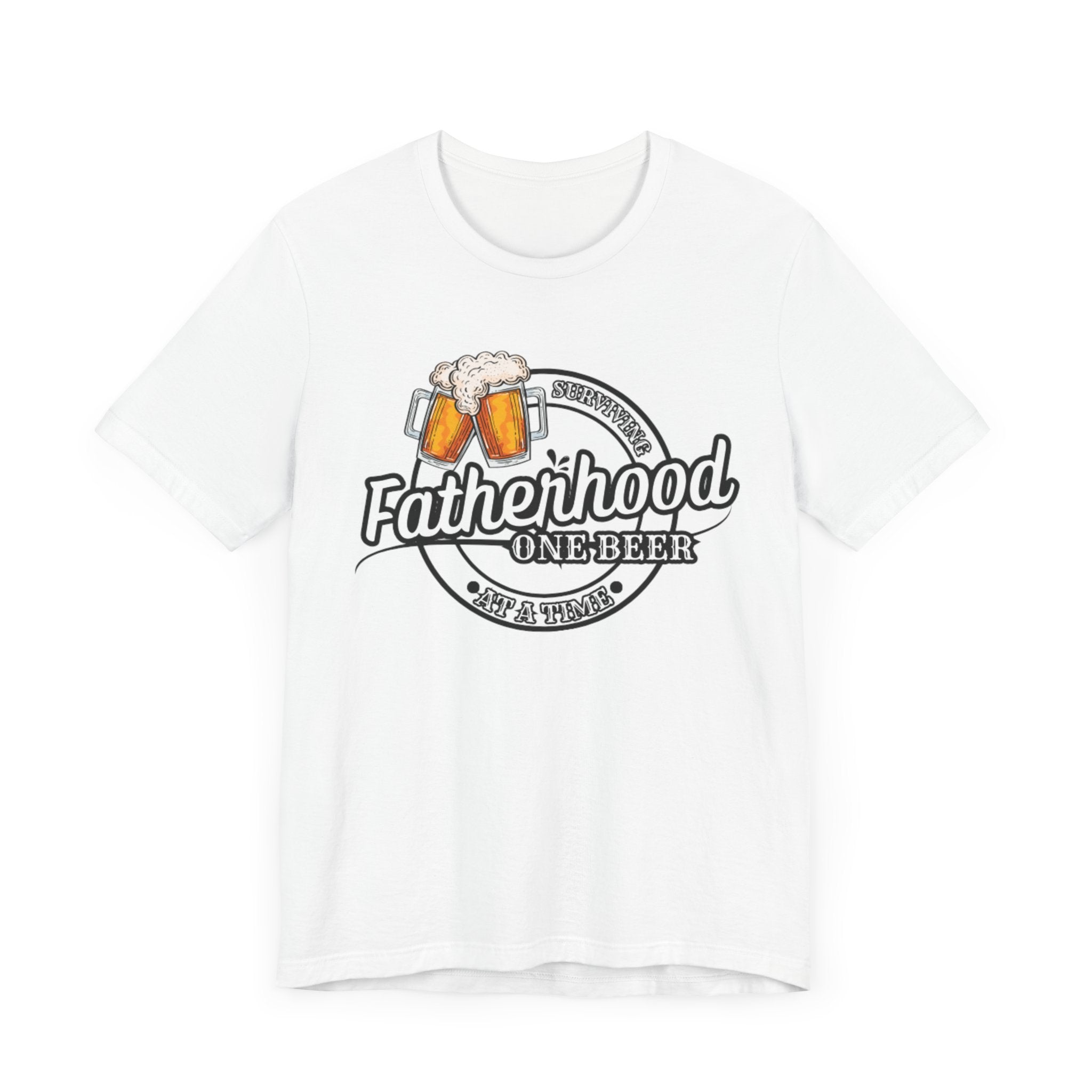 Surviving Fatherhood One Beer At A Time Shirt | Funny Fathers Day Shirt | Gift For Dad | Fathers Day Gift