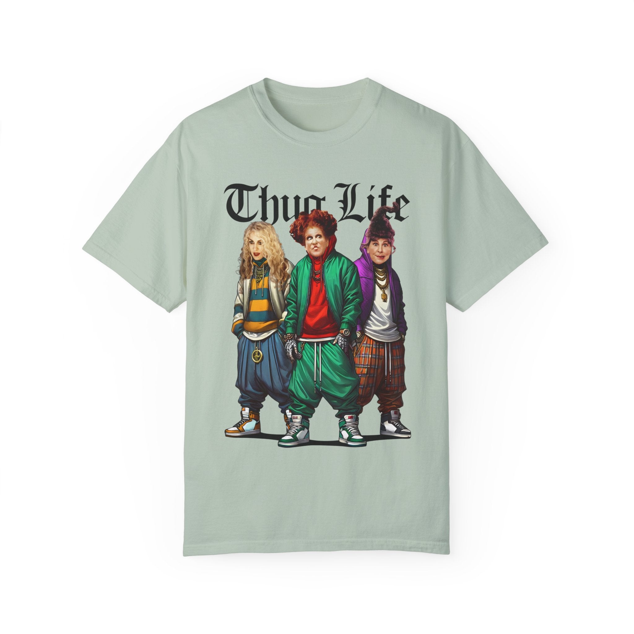 Hocus Pocus Thug Life Shirt | Funny Shirt | Halloween Shirt | Unisex Garment-Dyed T-shirt