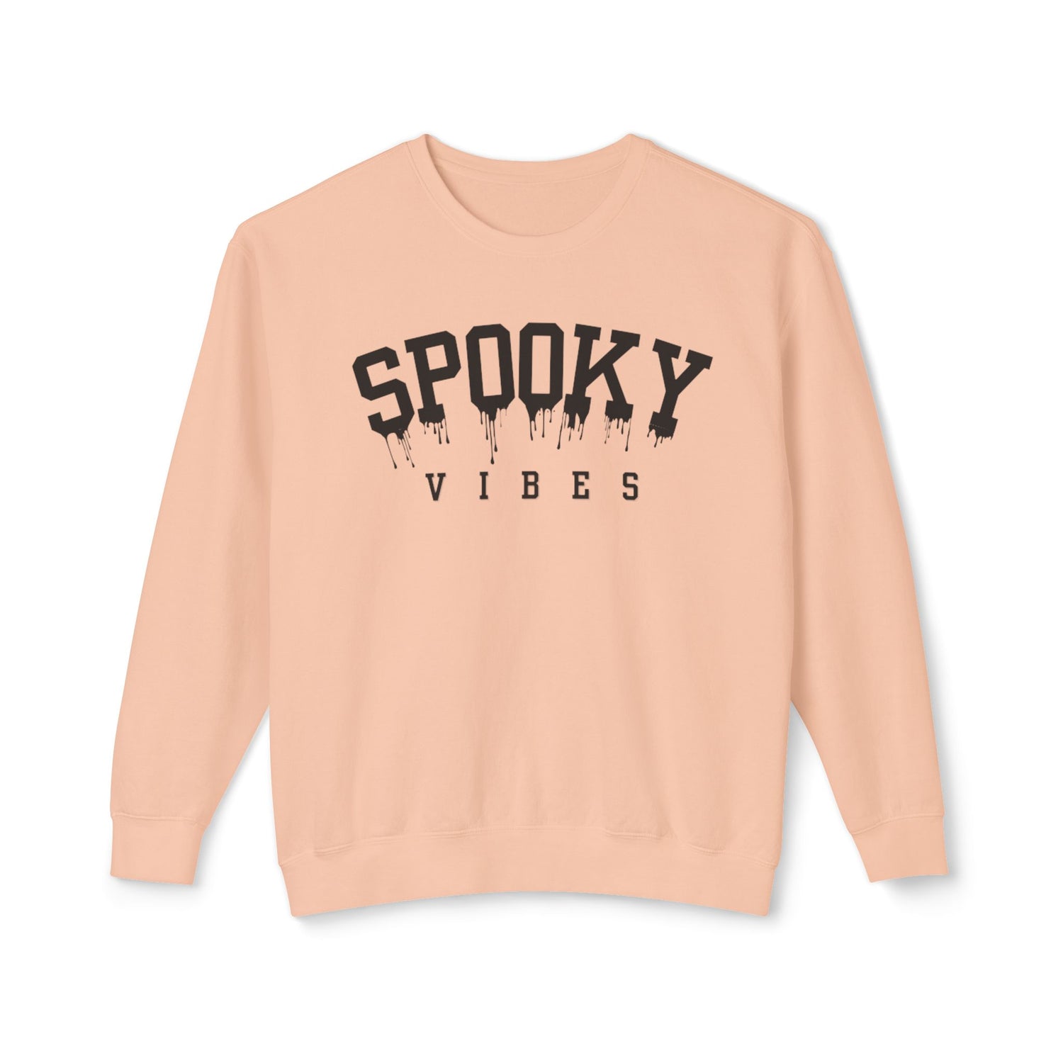 Spooky Vibes | Halloween Crewneck | Unisex Lightweight Crewneck Sweatshirt