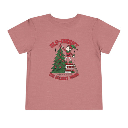 Toddler Christmas Tee - &quot;Elf-height&quot; Fun for Holiday Celebrations