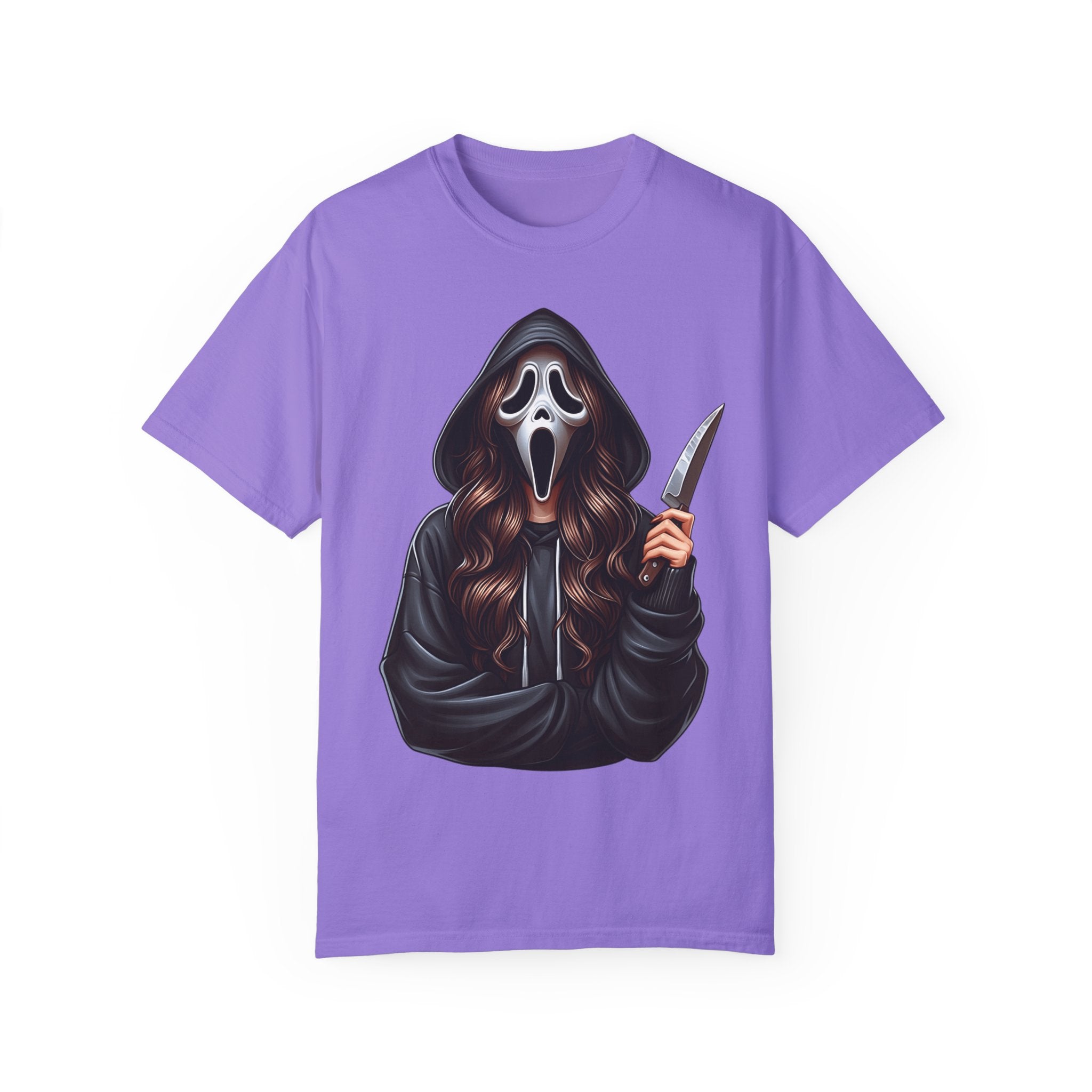 Scream Girl Shirt | Scream Shirt | Unisex Garment-Dyed T-shirt