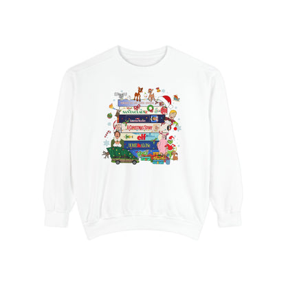 Cozy Holiday Sweatshirt with Christmas Classics Design