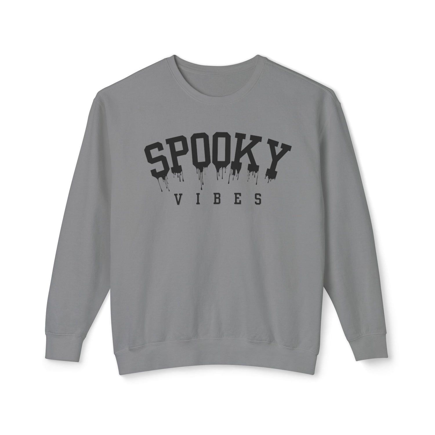 Spooky Vibes | Halloween Crewneck | Unisex Lightweight Crewneck Sweatshirt