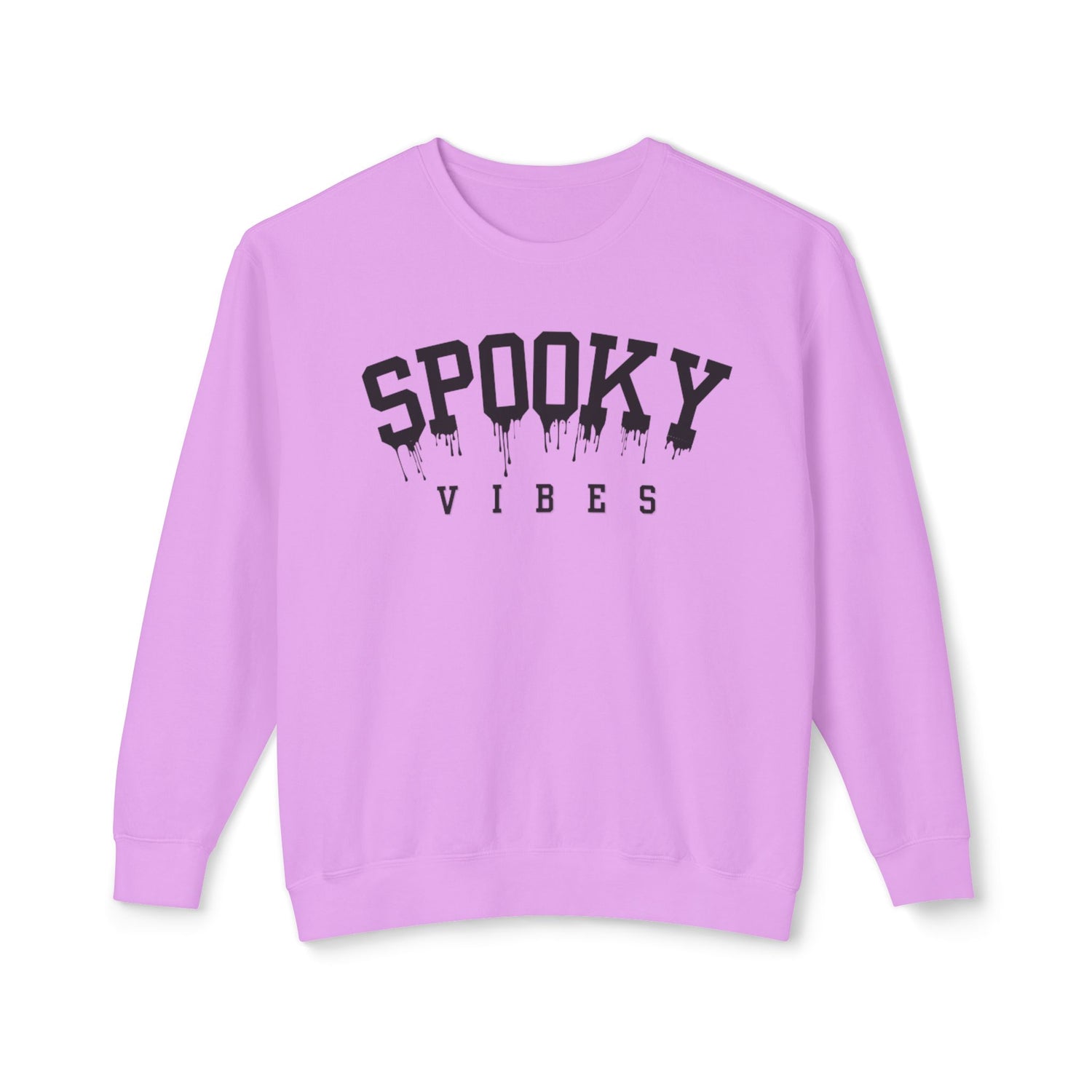 Spooky Vibes | Halloween Crewneck | Unisex Lightweight Crewneck Sweatshirt