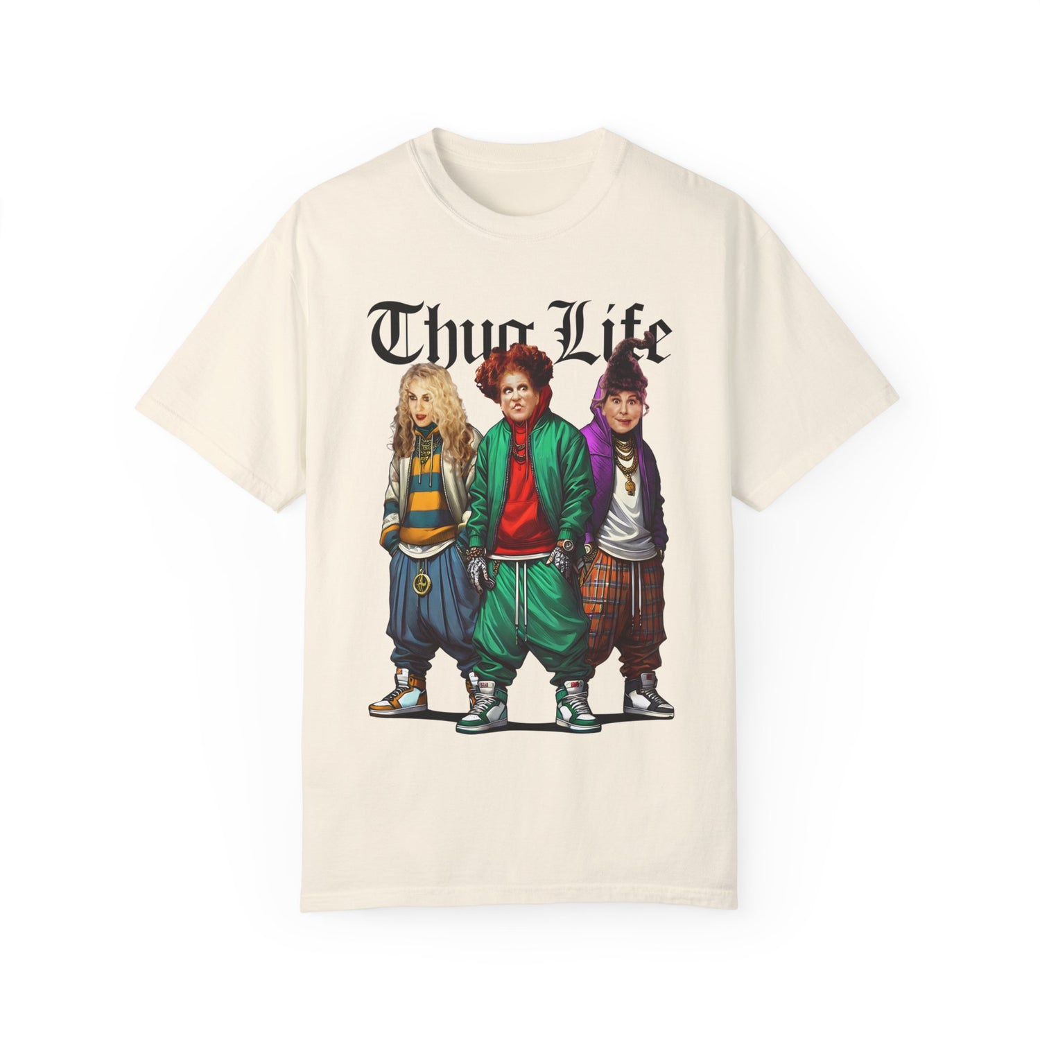 Hocus Pocus Thug Life Shirt | Funny Shirt | Halloween Shirt | Unisex Garment-Dyed T-shirt