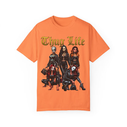 Horror Sexy Ladies Shirt | Thug Life Sexy Ladies Shirt | Unisex Garment-Dyed T-shirt