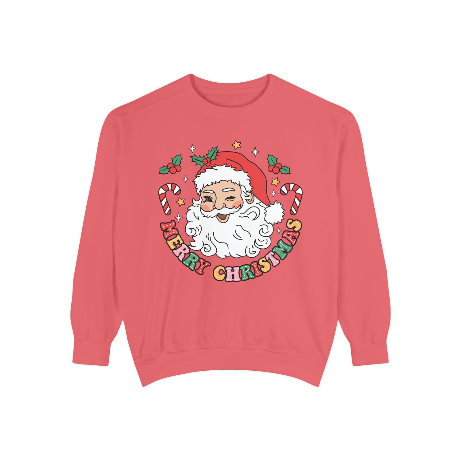 Merry Christmas Unisex Garment-Dyed Sweatshirt