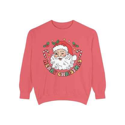 Merry Christmas Unisex Garment-Dyed Sweatshirt